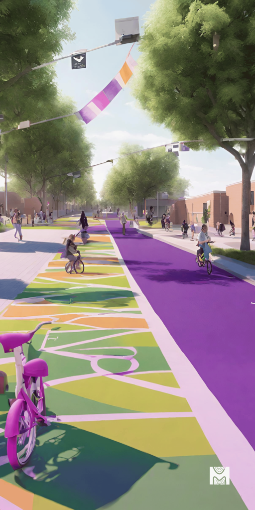 Movilidad - Cruces inclusivos y divertidos en áreas escolares. Planificación urbana verde (2)